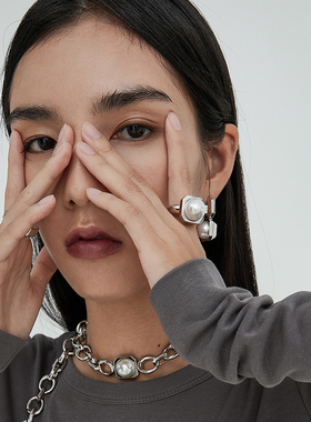 轻奢theyknow宝石系列冷淡风珍珠