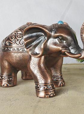 特价镶嵌宝石大象烟灰缸防风设计