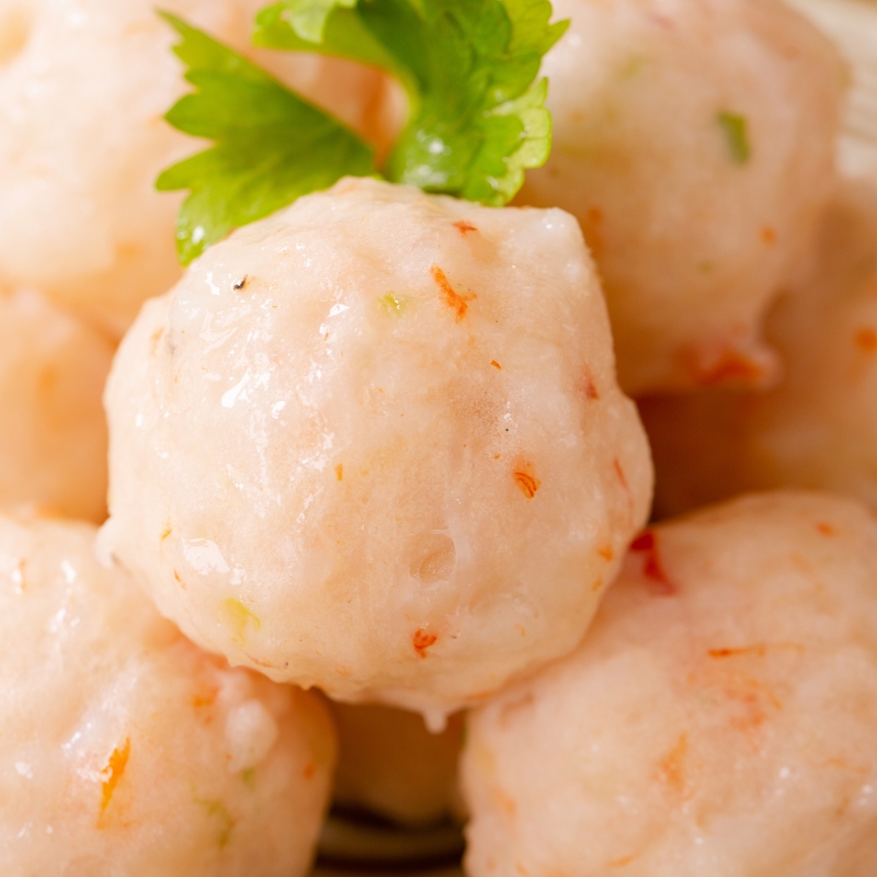 潮汕虾丸新鲜正宗手打虾球冷冻半成品商用新鲜火锅食材无添加剂 - 图0