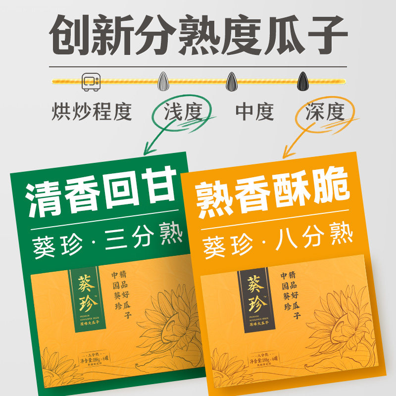 【高品质礼盒】葵珍洽洽原味大瓜子葵花籽年货送礼188g×6罐礼盒,淘宝优惠券,粉丝福利购,淘宝优惠卷