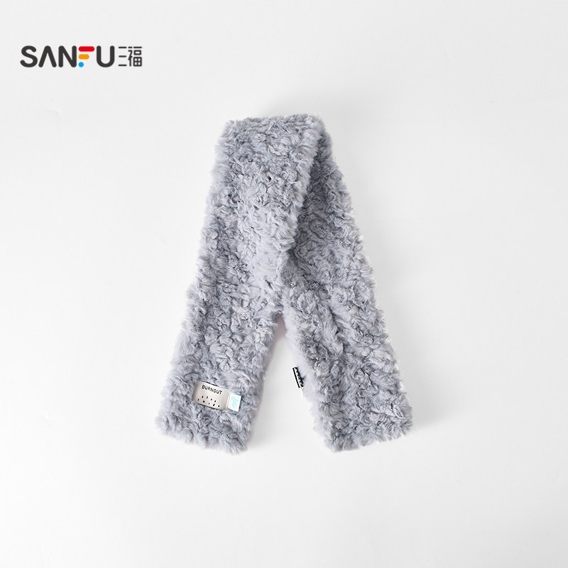 三福毛绒简单长巾围巾 时髦休闲服饰配件配饰保暖围脖850632,淘宝优惠券,粉丝福利购,淘宝优惠卷