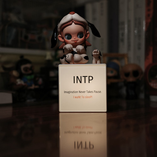 MBTI摆件intj创意周边intp发光冰箱贴灯牌书桌氛围感装饰小众摆件 - 图0