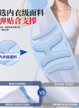 ZEAMO护腰带莱卡面料运动护腰带呵护腰部物理减压透气裸感护腰带