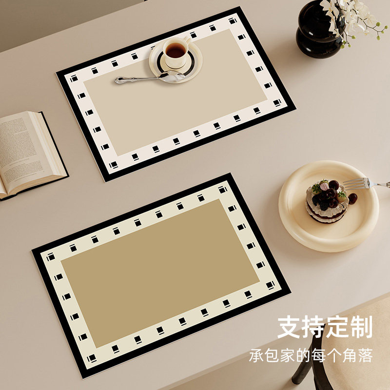 桌垫法式皮革餐垫防水防油免洗西餐垫餐盘垫茶桌餐桌隔热防烫垫子,淘宝优惠券,粉丝福利购,淘宝优惠卷
