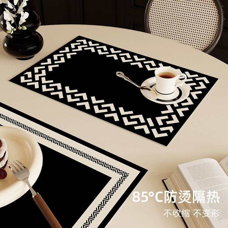 桌垫法式皮革餐垫防水防油免洗西餐垫餐盘垫茶桌餐桌隔热防烫垫子,淘宝优惠券,粉丝福利购,淘宝优惠卷