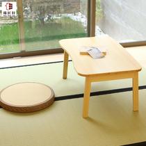 Tatami small table day style small tea table foldable solid wood short table bedroom short table and room table