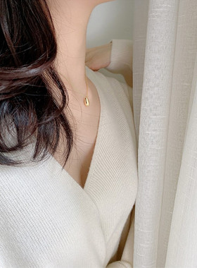 2021Trendy Charm Chain Necklace Green Cubic Zirconia Jewelry