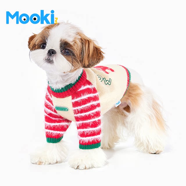 Welfare products mookipet pet clothing small and medium-sized dog coat T-shirt sweater vest cat and dog clothing