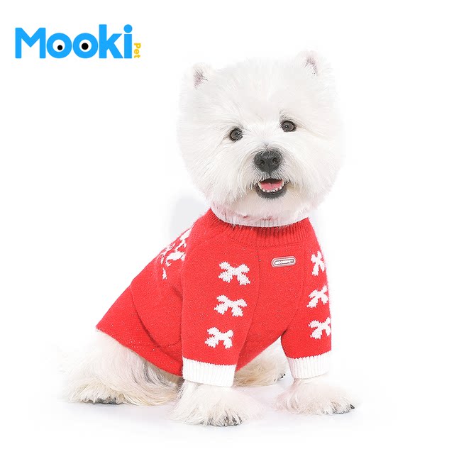 Welfare products mookipet pet clothing small and medium-sized dog coat T-shirt sweater vest cat and dog clothing