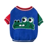 Mookipet осень и зимний национальный бренд прилив Crocodile Fighting Pet Dog Clothing маленькая собака Тедди Бики Корки Свитер