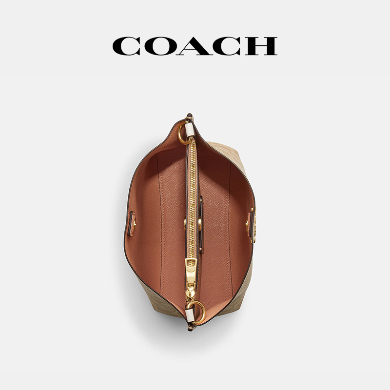 【官方授权】COACH/蔻驰新款轻奢女包TOWN水桶包腋下包手提斜跨包