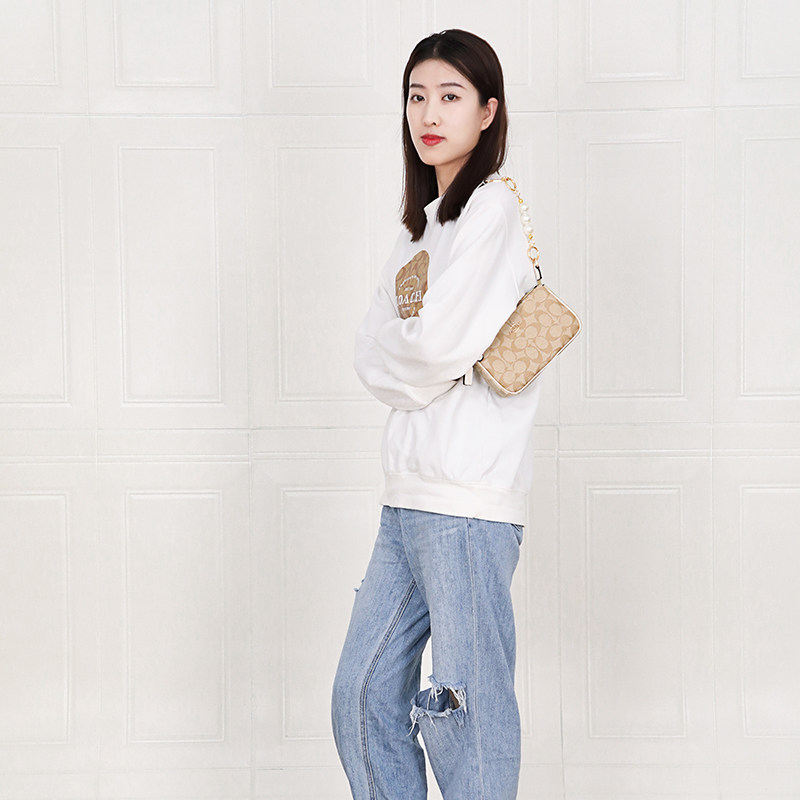 【品牌授权】coach /蔻驰印花单肩包 御恒通国际箱包海外女士包袋