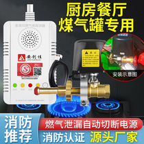 Gas alarm Home Kitchen Electromagnetic Cut Off Valve Gas Liquefied Gas Leak Probe Automatic Breaking Gas
