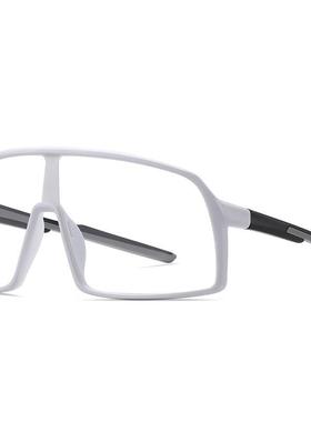 装备防磨跑步户外镜骑行镜 防风眼镜护眼公路徒平光防尘未来感