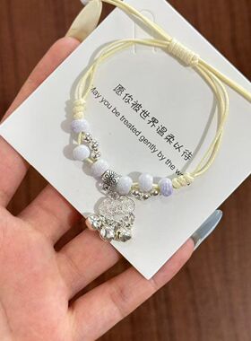 新款风铃平安锁手链情侣