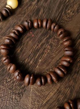 真咖啡豆很醒脑 手作款串珠百搭男款手串女生小众设计手炼情侣款