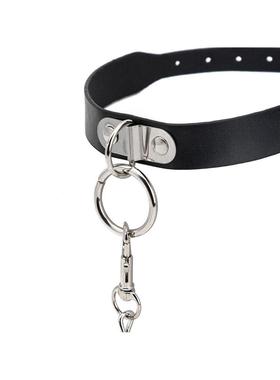 项圈男M男生铃铛项圈体育生1S0M颈套性感颈环狗链男m调教带牵引链