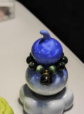 陶瓷转转摆件新款旋转葫芦桌面装饰品办公室母亲节礼物办公桌