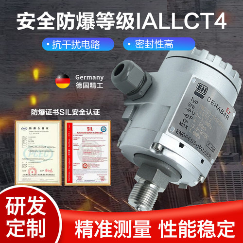 PMC133 E+H工业型压力传感器变送器1MPA 1.6MPA 2.5MPA 4-20MA - 图3