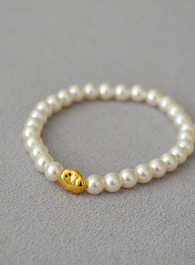 日韩小众手链珍珠复古女轻奢