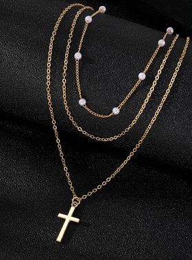 珍珠锁骨项链女Artifici