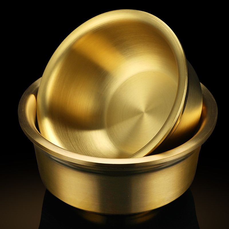 周岁食福碗筷套装304不锈钢碗金饭碗满月宴碗筷勺三件套免费刻字,淘宝优惠券,粉丝福利购,淘宝优惠卷