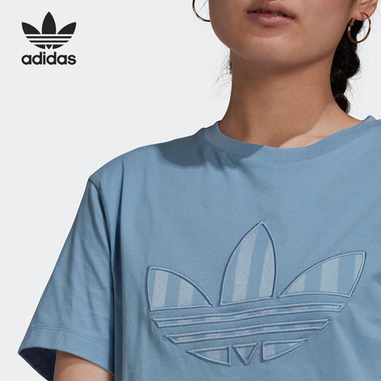 Adidas/阿迪达斯正品 三叶草 夏季新款运动休闲女子连衣裙 H17958