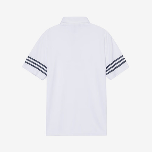 Adidas/阿迪达斯正品新款男士翻领透气高尔夫POLO衫短袖T恤IU4359 - 图0