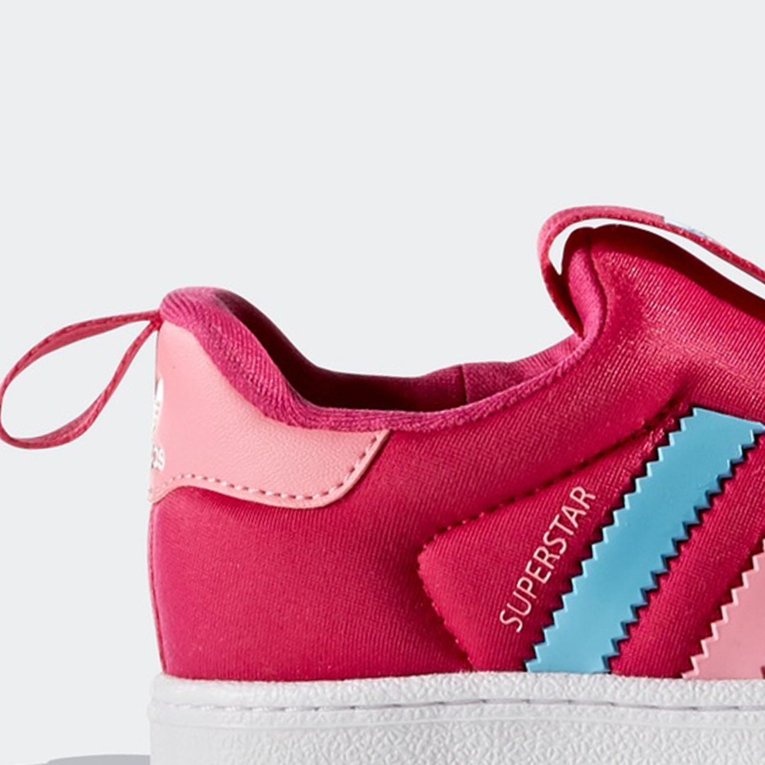 Adidas/阿迪达斯正品三叶草婴童一脚蹬贝壳头运动鞋BA8044 - 图0