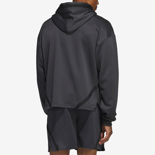 Adidas/阿迪达斯正品春季新款男子篮球运动连帽卫衣IC2418 - 图1