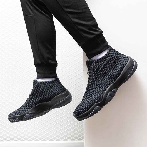 Nike/耐克正品AIR JORDAN FUTURE AJ男子黑白编织篮球鞋 656503 - 图1