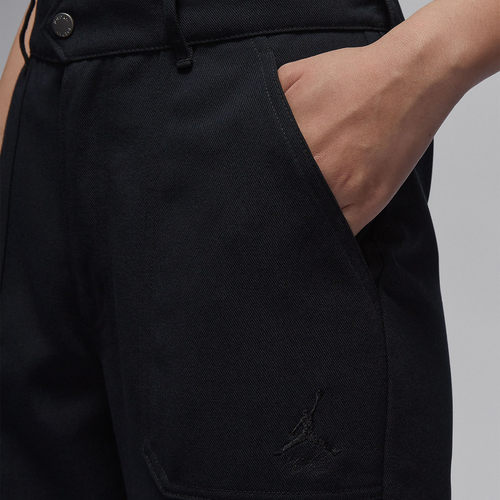 Nike/耐克正品JORDAN女士梭织直筒简约休闲长裤F百搭N5447-010 - 图1
