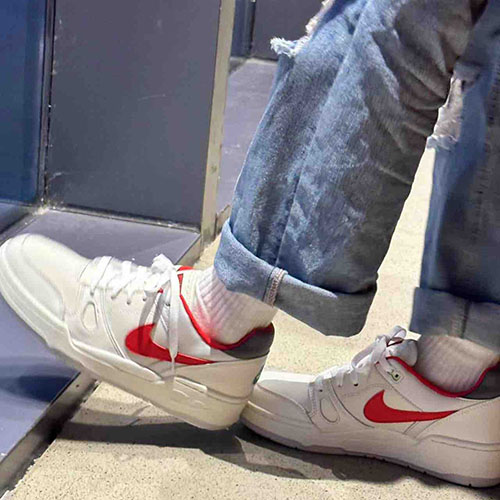 Nike/耐克男子 Full Force Low 复古休闲运动百搭板鞋 FB1362-101 - 图2