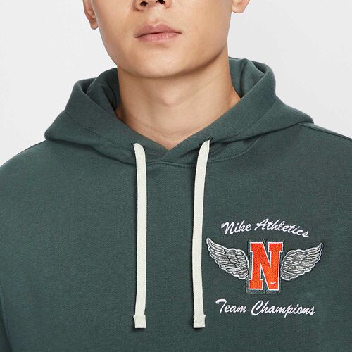 Nike/耐克正品休闲透气冬新款男士保暖连帽加绒卫衣HQ4952-338 - 图1