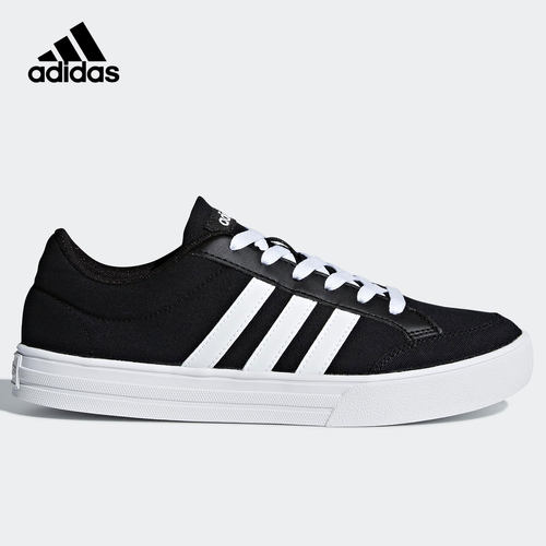 Adidas/阿迪达斯正品春季新款 VS SET 男子经典休闲板鞋AW3890 - 图0