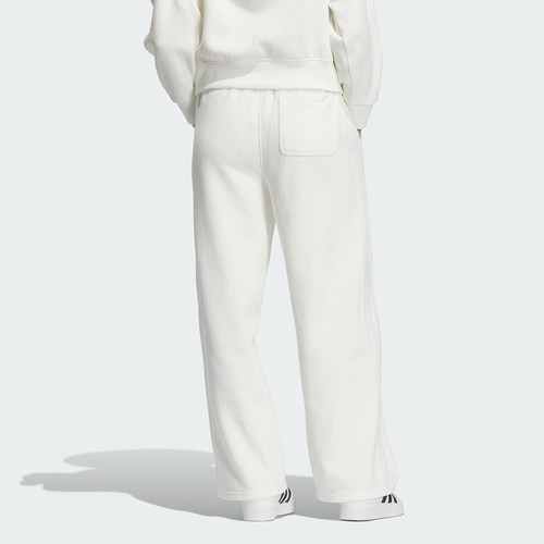 Adidas/阿迪达斯正品三叶草女士.经典灯芯绒简约长裤JM8062 - 图0