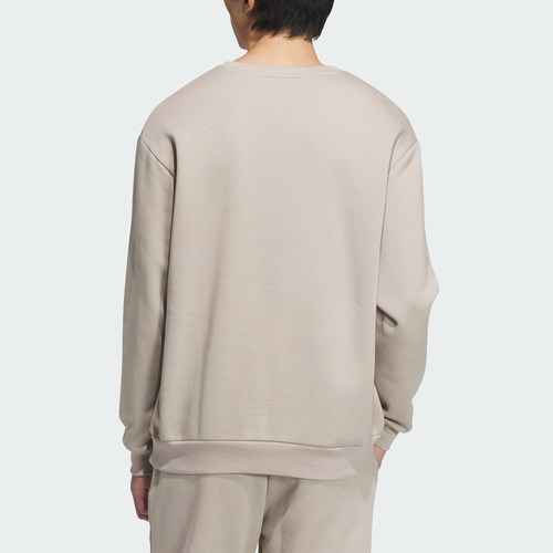 Adidas/阿迪达斯官方正品三叶草男女印花圆领宽松休闲卫衣JL8386 - 图1