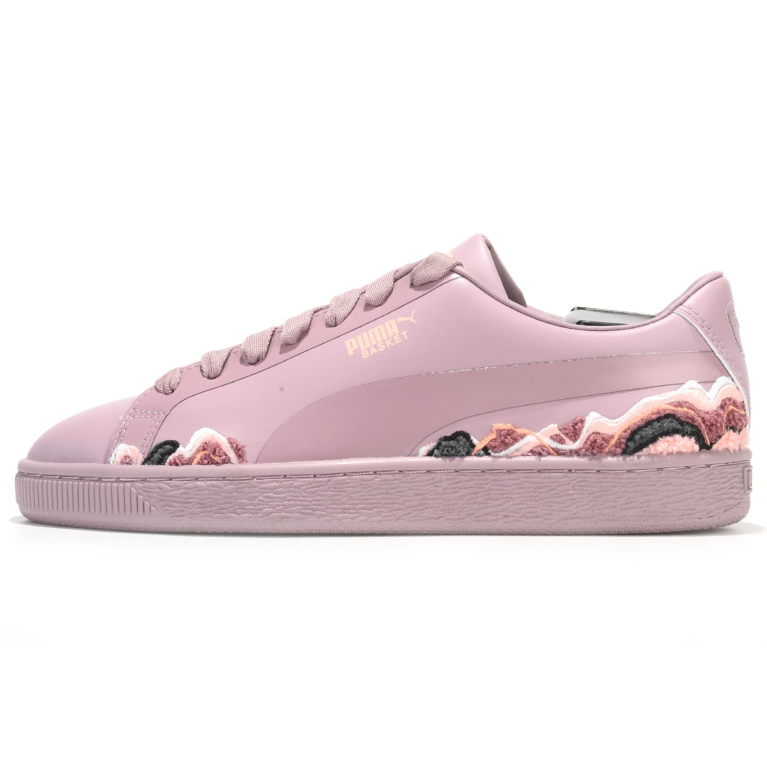 Puma/彪马正品新款 Basket Daydream 绣花运动休闲板鞋369314-02 - 图3