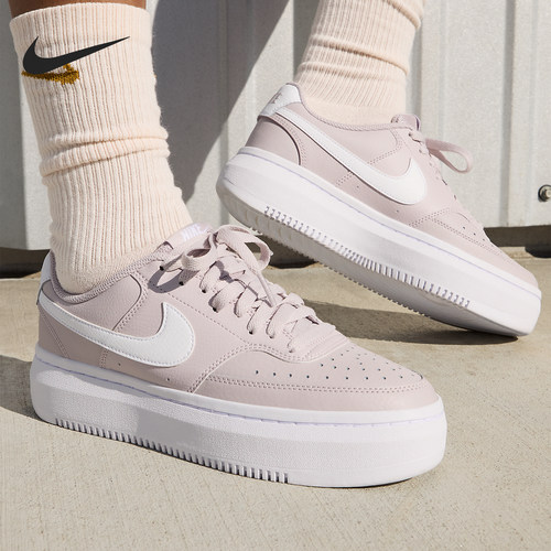 Nike/耐克正品Court Vision Alta女士经典简约板鞋DM0113-005 - 图0
