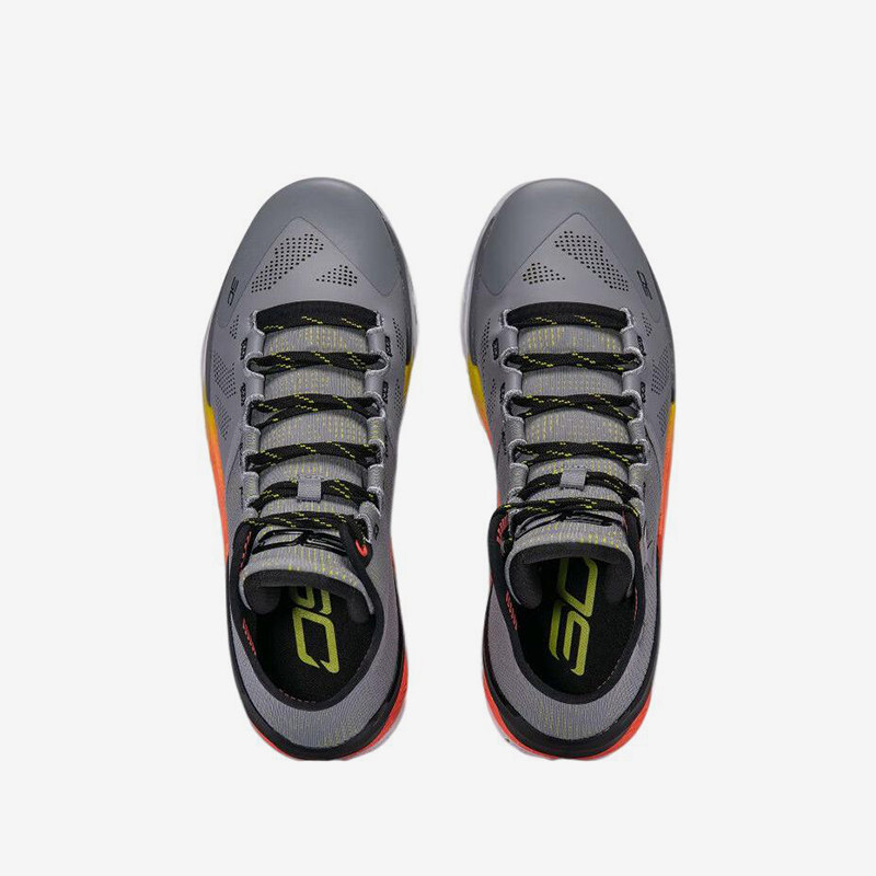 UA/安德玛正品运动男士系带防滑耐磨潮流透气篮球鞋3026052-100 - 图2