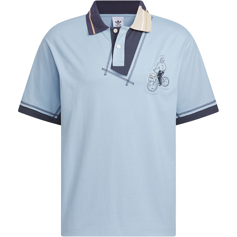 Adidas/阿迪达斯正品夏季新款三叶草男子运动POLO短袖IS0637 - 图3