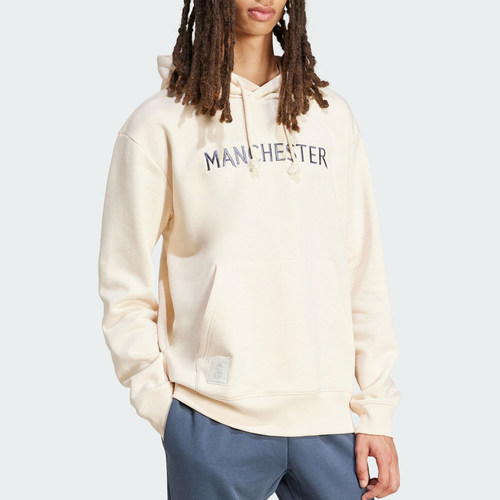 Adidas/阿迪达斯正品MUFC SZN HD男士简约休闲户外卫衣IT4175 - 图0