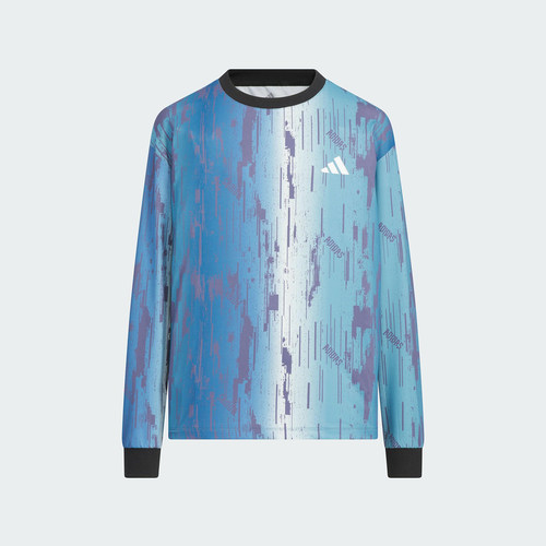 Adidas/阿迪达斯正品JK BTS 2IN1 TEE儿童宽松拼接长袖KC2548 - 图1