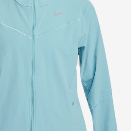 Nike/耐克正品当季新款女士连帽反光运动夹克外套FB7481-464 - 图1