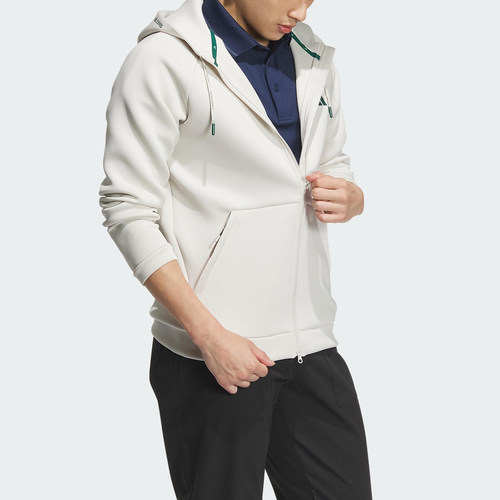 Adidas/阿迪达斯正品新款男士复古拉链连帽夹克外套IX5708 - 图0