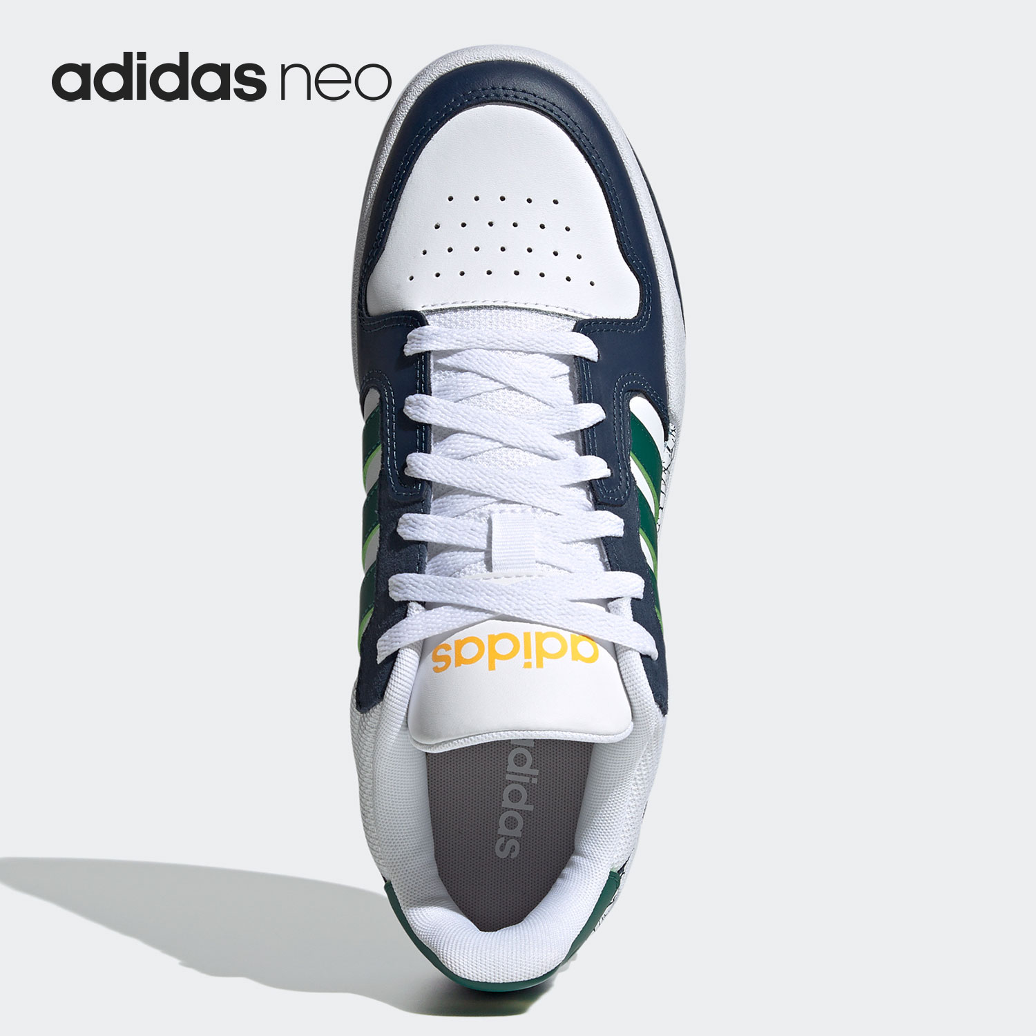 Adidas/阿迪达斯正品Neo男女2021新款低帮篮球运动休闲板鞋FZ1119-图2