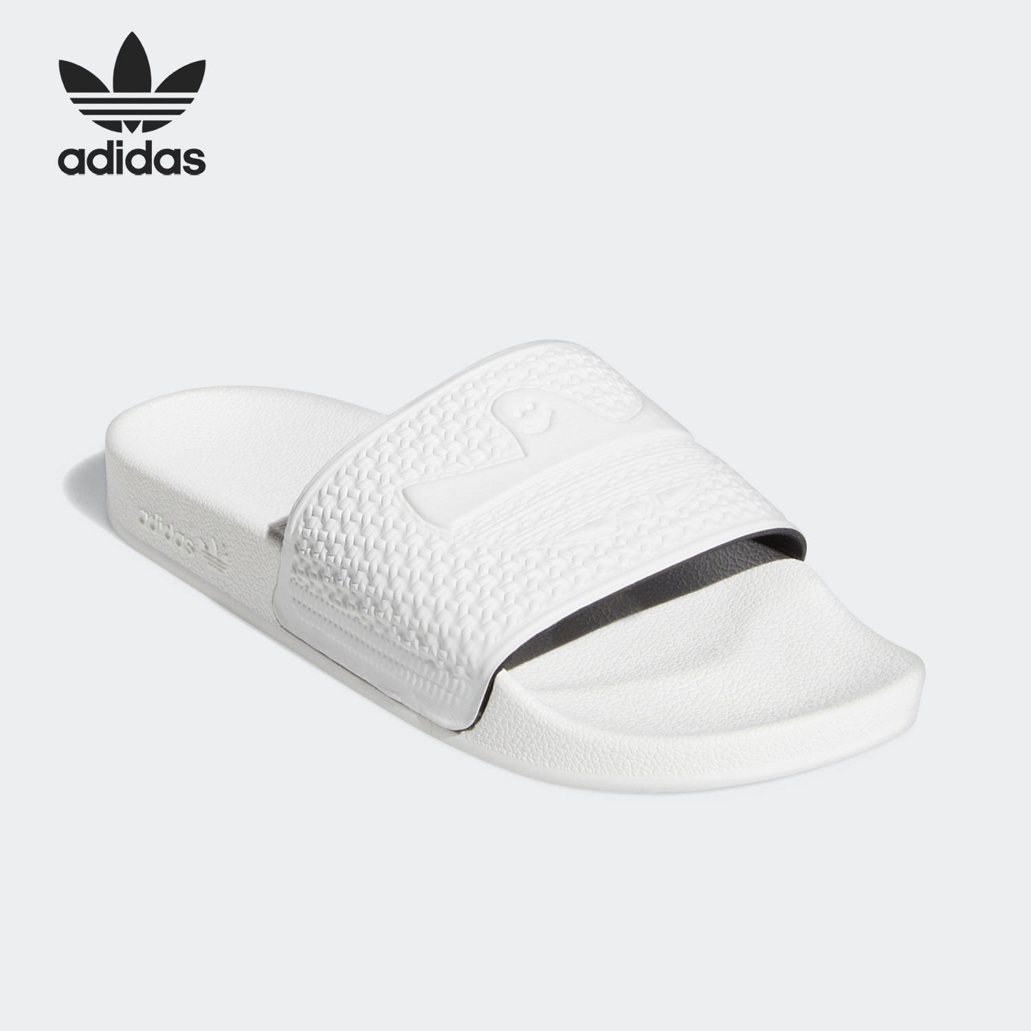 Adidas/阿迪达斯正品三叶草SHMOOFOIL SLIDE 男女运动拖鞋 H03372,淘宝优惠券,粉丝福利购,淘宝优惠卷