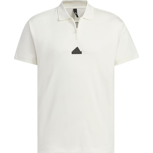Adidas/阿迪达斯官方正品新款男士休闲半拉链短袖POLO衫IT3936 - 图3