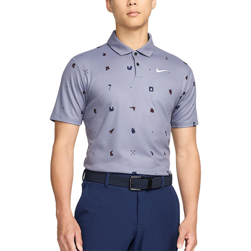 Nike/耐克正品2025男士训练套头透气针织印花POLO衫FQ0427-003,淘宝优惠券,粉丝福利购,淘宝优惠卷