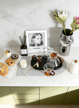 ins风轻奢咖啡具香薰桌面摆件